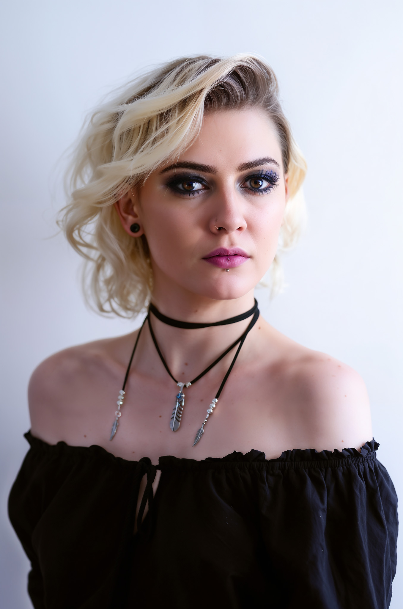 Fine art portrait of a model by Mark D Khoury